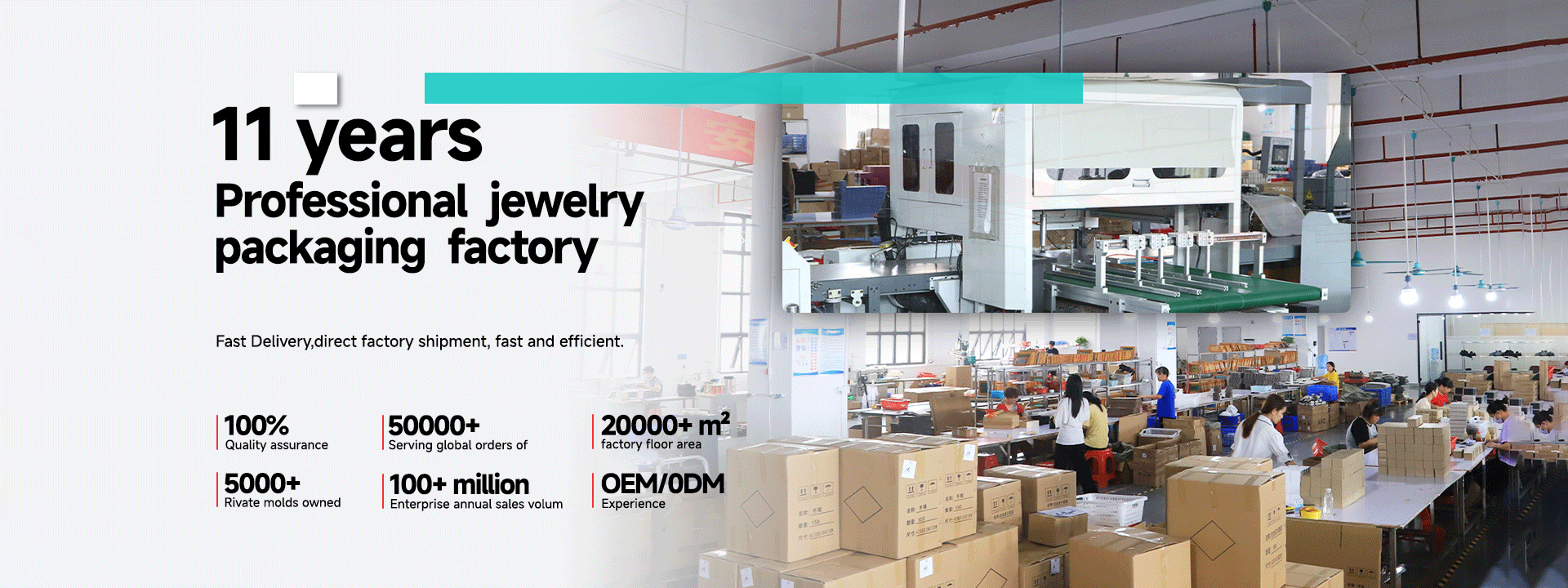 গুণ গয়না বাক্স প্যাকেজিং কারখানা