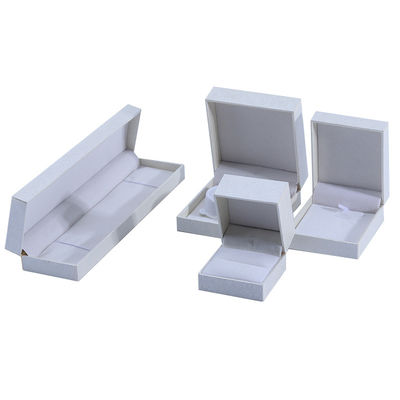 হস্তনির্মিত ইকো কার্ডবোর্ড ফ্লিপ হোয়াইট জুয়েলারী বক্স কাস্টমাইজযোগ্য জুয়েলারী বক্স