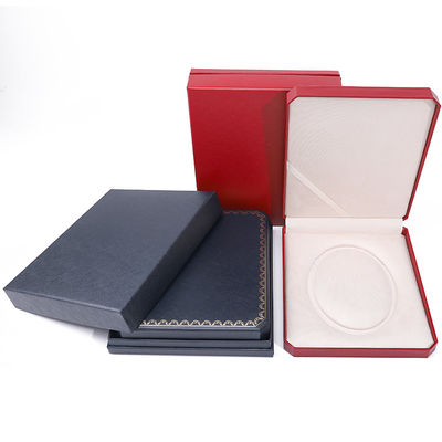 কার্ডবোর্ড ব্র্যান্ডের গয়না বাক্স প্যাকেজিং হস্তনির্মিত কাগজের গয়না নেকলেসের জন্য বাক্স